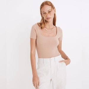 Madewell square neck bodysuit